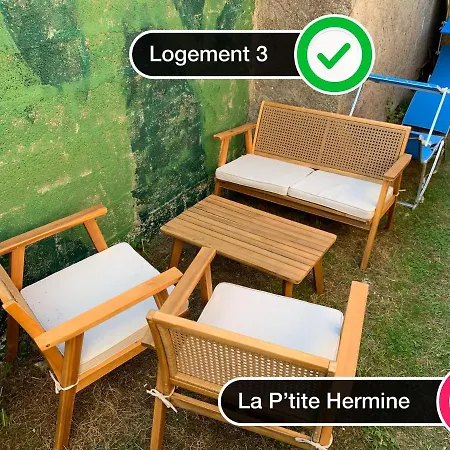 Au pt’it bonheur, Gîte culturel à la Roche Bernard Férel Esterno foto
